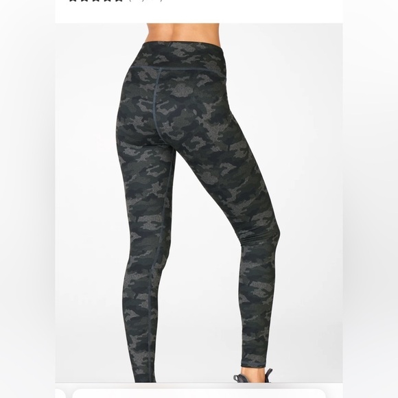 FABLETICS Define Powerhold Midrise leggings size XS/S grey black camo - Picture 2 of 9